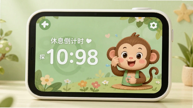 ̽С��ʶ�ֻ������ѹ��ܽ��棬��Ļ����ʾ��Ϣ����ʱ�Ϳ�ͨС�����۱����ٵĶ�������������͵���ɫ����������ܰ�������ʺ�չʾ��ͯ���۹���