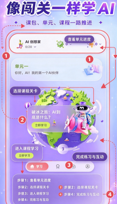 ����AIѧapp��Ѱ����ؽ�ͼ