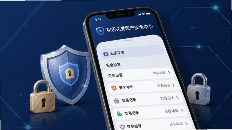 ���ֹذ��˻���ȫ���Ľ��棬�ֻ���Ļ��ʾ��ȫ����ѡ��ͽ��׼�¼�б��������м�����ơ����ߵȰ�ȫ����Ԫ�أ�����Ϊ���ȵ�����ɫ����������ֹذ����û��˻���ȫ�������뱣����������רҵ�Ͻ�������Booguģ������