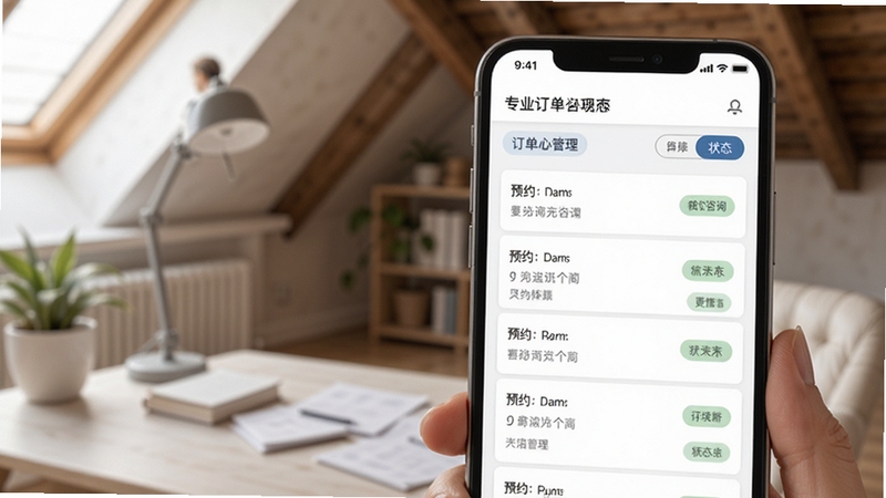 ��¥��ѯʦ�˶����������棬�ֻ���ĻչʾԤԼ�б���״̬��ǩ������ɫ������רҵ������ѯ���������������Ȼ�⣬��ƽ��UI��񣬸���ϸ��