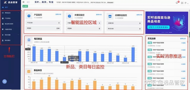 好单库选品筛选界面