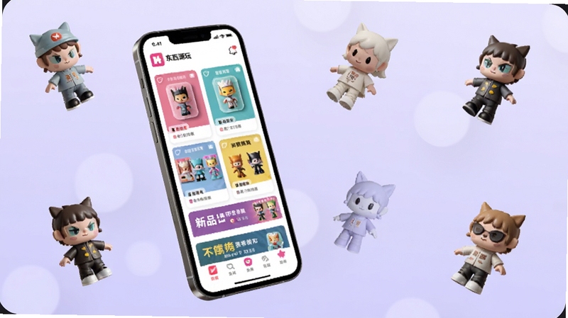 ���廭���Զ�������App����ҳ����Ϊ�Ӿ����ģ��ֻ������ڻ�������ƫ��λ�ã���Ļ��չʾɫ���ͷ׵ĳ���ä�п�Ƭ����Ʒ�Ƽ����������Ϊ��͵�ǳ��ɫ����ռ䣬����ɢ�伸����ͨ�������㳱�湫����Ϊ��׺�������������ȣ�������������ã��ʺ���Ϊ��������ͷͼ