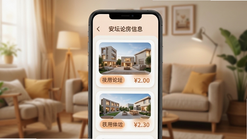 ������̳�ⷿ��Ϣ�б�ҳ�棬�ֻ���Ļչʾ��Դ����ͼ��۸��ǩ������������Բ�ǿ�Ƭ��ƣ�����Ϊ��ܰ�Ҿӳ����黯���������ֱ��������������