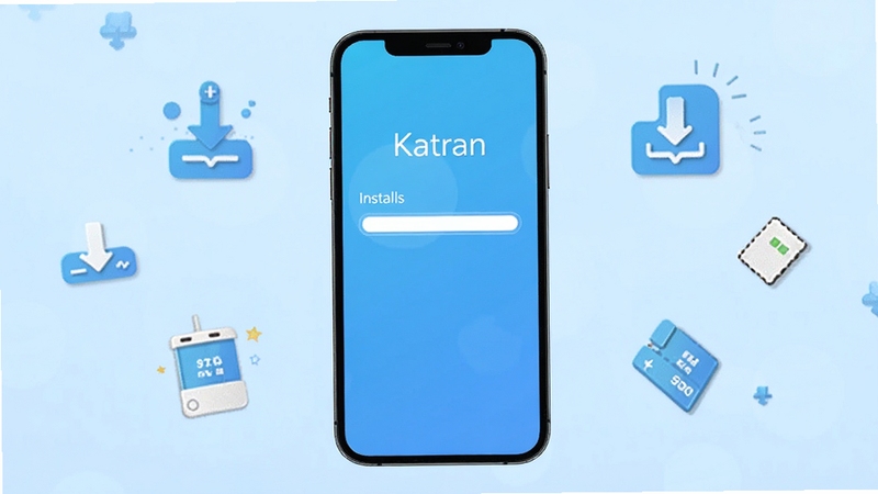 KatranӦ�ð�װ����ʾ��ͼ����������Ϊ�ֻ���Ļ��ʾ��װ������������Ϊǳ��ɫ���䣬���ܵ�׺����ͼ����洢�ռ�Ԫ�أ����ɾ����