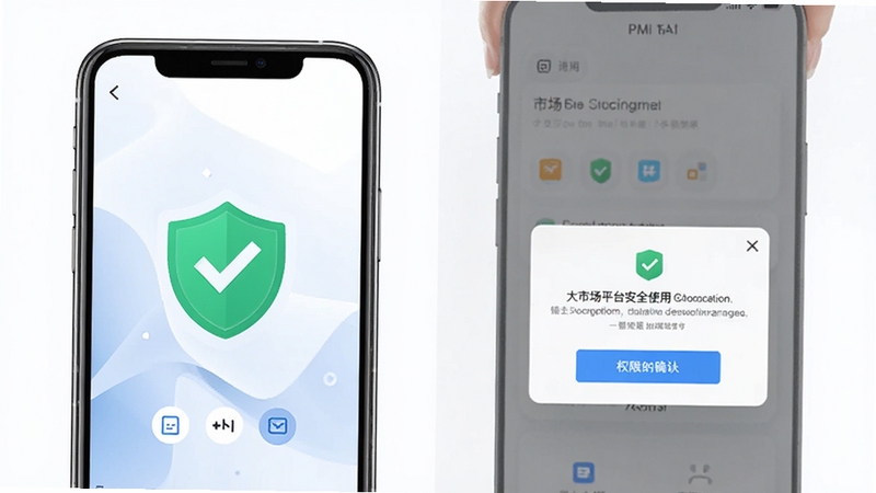 ���г�ƽ̨��ȫʹ�ó���ʾ��ͼ���ֻ���Ļ��ʾ��ȫ����ʶ��Ȩ��ȷ�ϵ���������ɾ�����