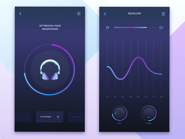 Pixel Music 均衡器界面