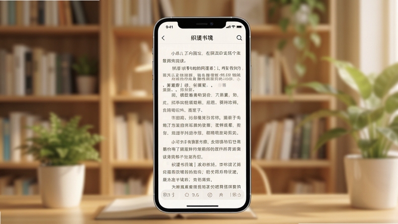 ֯���龳Ӧ��������չʾ������������һ�������ֻ�����Ļ�ڳ��������С˵�Ķ�ҳ�棬����Ϊ���ůɫ�����鷿�������������ֲ�黯��׺�����������¼�Լ��ͻ���Ķ���Χ