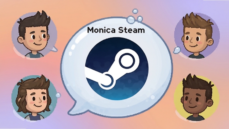 ��������λ��ͨ������ͷ��Χ��һ��������Ϸ�������ݽ��н����������ϱ�עMonica Steam����������Ϊ��͵ĳ��Ͻ��䣬�������������������Χ
