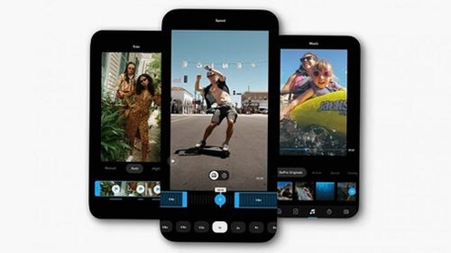 GoPro Quik多主题模板选择页面截图