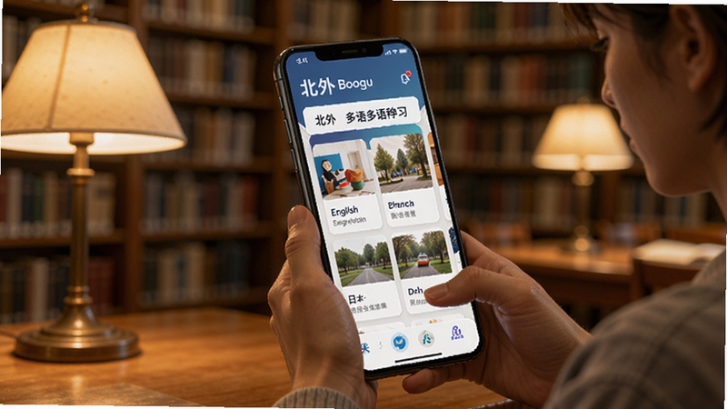 ������������ѧϰ���棬�ֻ���ĻչʾӢ��������ȶ����ֿγ̿�Ƭ������Ϊͼ�����ܳ�����ůɫ���ƹ⣬�������ѧϰ��ʹ���ֻ�ѧϰ�ĳ�����ϸ�ڷḻ������Booguģ������