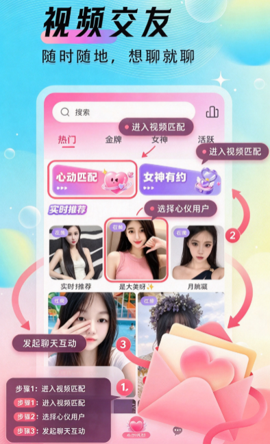 野美优聊视频聊天交友app官方下载截图 野美优聊视频聊天交友app官方下载截图