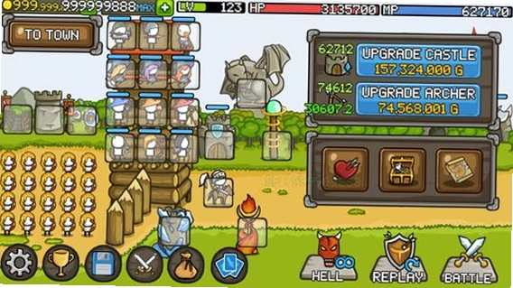 GrowCastle �ɳ��Ǳ� ��Ϸ��ͼ
