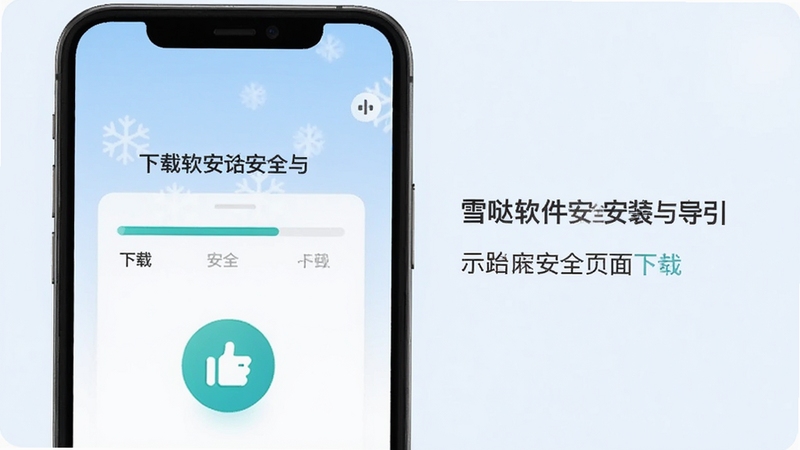 ѩ��������ȫ�����밲װ����ҳ��ʾ��ͼ���ֻ���Ļ��ʾ���ؽ������밲ȫ��ʶ������Ϊ����ɫ���䣬����������������Booguģ������