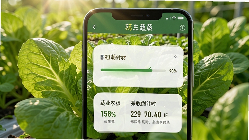 ����ũҵ�����������ٽ��棬�ֻ���Ļ��ʾ���������׶ν���������յ���ʱ��Ƭ������Ϊ�������õ���Ҷ�߲˽���������͸��ҶƬ������������Ȼ��ͻ������������ӻ�
