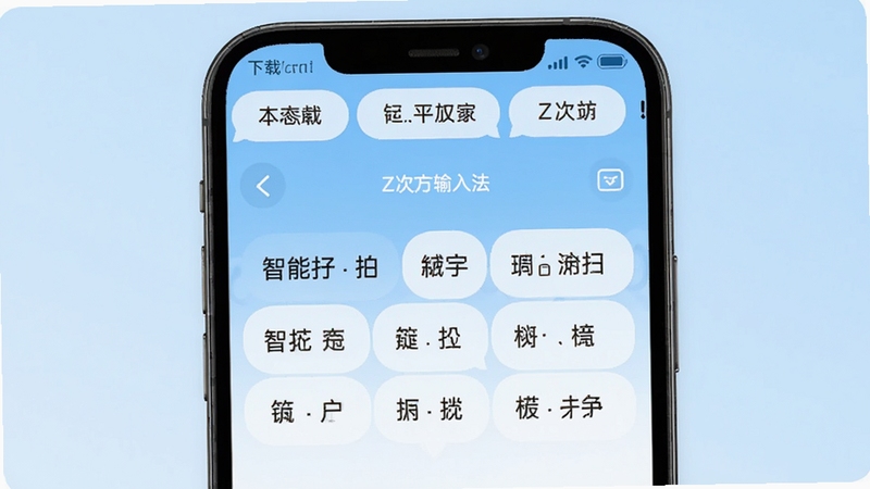 һ����ΪZ�η����뷨���ֻ��������չʾ��������ʾ����ƴ����ѡ����������Ϊǳ��ɫ���䣬��Ļ�Ϸ�������Ԥ�����ݣ�����ɾ���ˬ��UIϸ���������ʺ���������վ��ͼ���