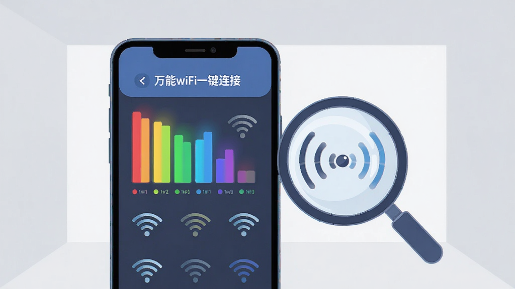 ����չʾ������wifiһ�����ӡ�Ӧ���е��źż����棬�ֻ���Ļ���в�ɫ�ź�ǿ������ͼ��WiFiͼ��ֲ����Ա����зŴ󾵹۲��źŲ��ƵĲ廭Ԫ�أ�����Ϊǳ��ɫ���ռ䣬���Ϊ�ִ���ƽ�Ƽ��廭��ɫ�����죬�������������ֹ�����������Ԫ��