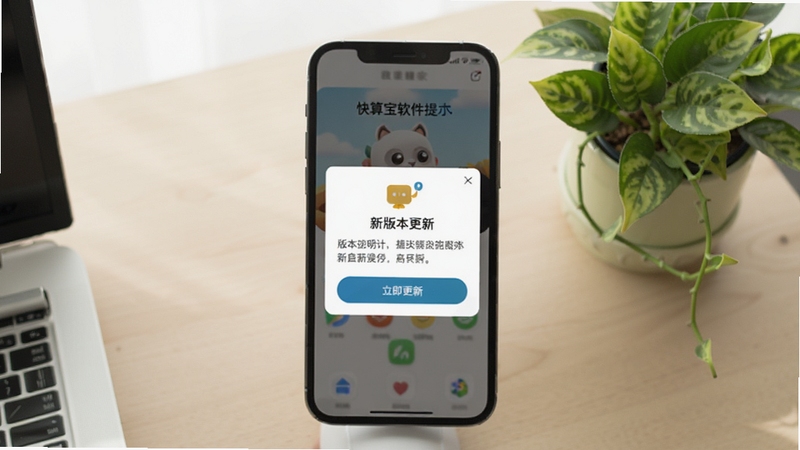 ���㱦����������ʾ���棬��������Ϊ�ֻ���Ļ�����°汾���´��ڣ���ʾ�汾˵�����������°�ť������Ϊ����ǳɫ��������ֲ�������Χ������Ȼ
