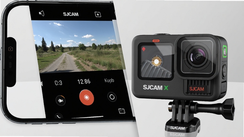 SJCAM X��������չʾ���棬�ֻ������������������������ʵʱȡ�����ڣ�����Ϊ����ǳ�ҽ������򣬻�������ƫ�ҷ���һ̨SJCAM�˶����������ɫ��������ϸ�����������ֲ���������Զ�̲ٿع���