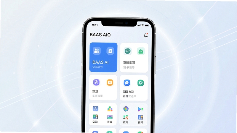 BAAS AIO ����������ȫòչʾ����������Ϊ�ֻ���Ļ��д����Ļ�ڳ��ֿ�Ƭʽ���ܾۺϲ�������ˬͼ�����У�����Ϊǳɫ����Ƽ��пռ䣬���ܵ�׺��͹����뼸�����������������ִ���ͻ�����ܾۺϹ��ߵĲ�Ʒ����