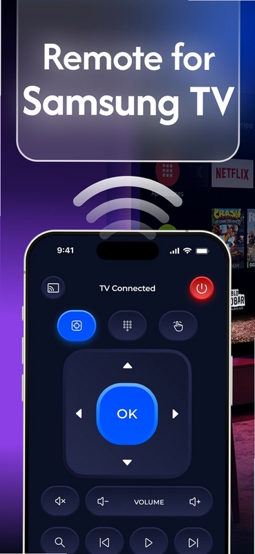 Control Samsung遥控连接设置界面