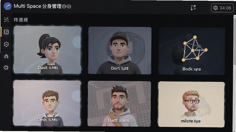 Multi Space分身管理界面截图