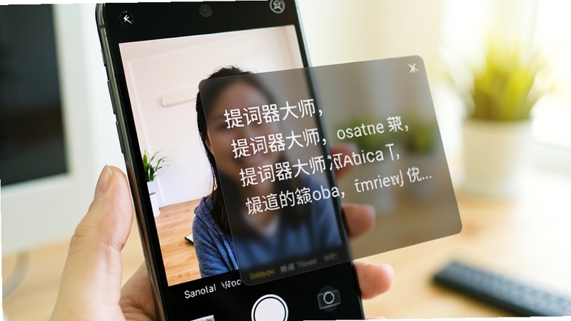提词器大师悬浮窗功能演示图,手机屏幕上同时显示相机拍摄画面与半透明提词悬浮窗,悬浮窗内文字清晰滚动,画面色调明亮,突出多窗口协同的使用场景
