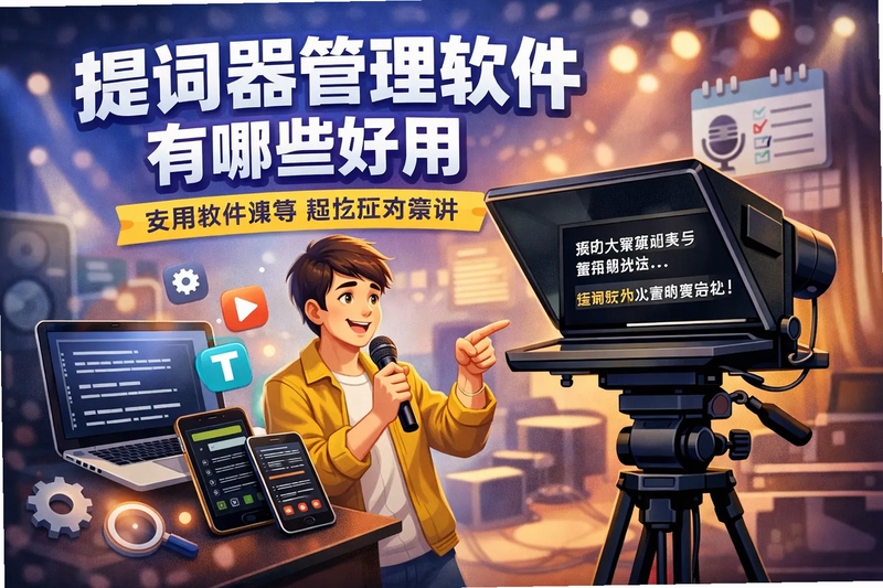 提词器大师脚本管理界面