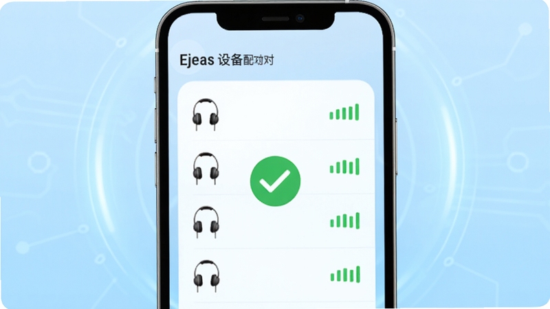 Ejeas�����豸��Խ���չʾ���ֻ���Ļ���뵯�������豸�б���ÿ����ʾ����ͼ�����źŸ񣬱���Ϊǳ��ɫ����Ƽ��й��Σ�����ɾ�������ͻ�����ӳɹ�����ɫ�Թ���ʶ