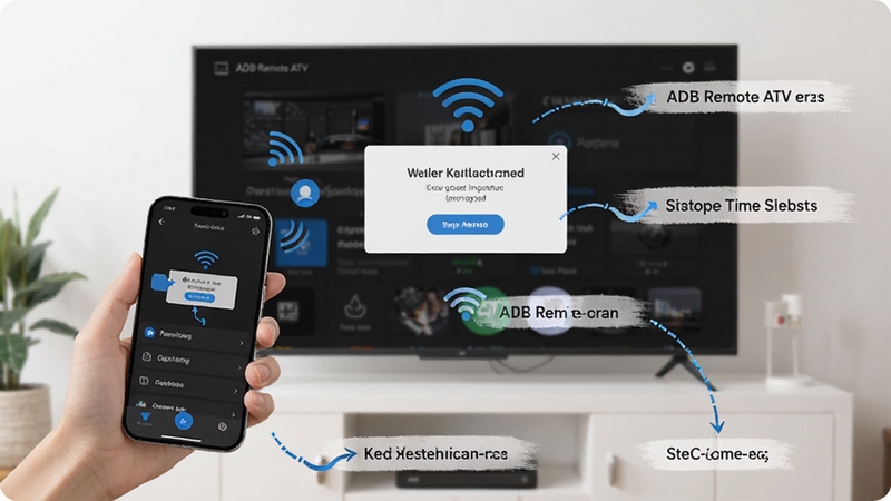ADB Remote ATVʹ�ó���ʾ��ͼ���û��ֳ��ֻ�����������������Ļ��ʾ������Ȩ��������������������ͼ������������ע����������׶�