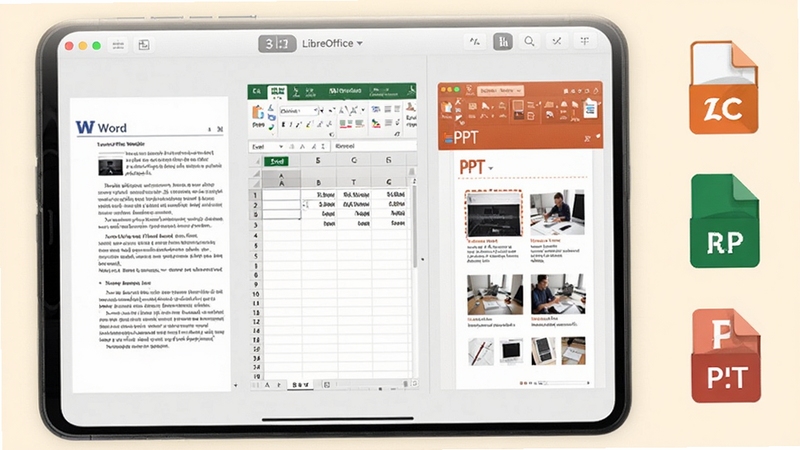 LibreOffice �鿴��Ӧ�ý�����д���ֻ���Ļ�в���չʾWord�ĵ���Excel������PPT�õ�Ƭ���ָ�ʽ��Ԥ��Ч�����ĵ��Ű���������������Ϊ����װ�ɫ�������Ҳ�����ĵ���ʽͼ���ʶ���������רҵ�ĵ��Ķ����ߵ��Ӿ���Χ