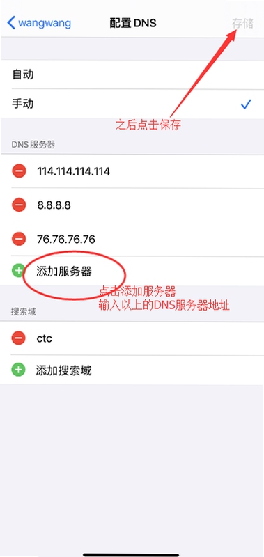 NextDNS Manager手机端设置界面
