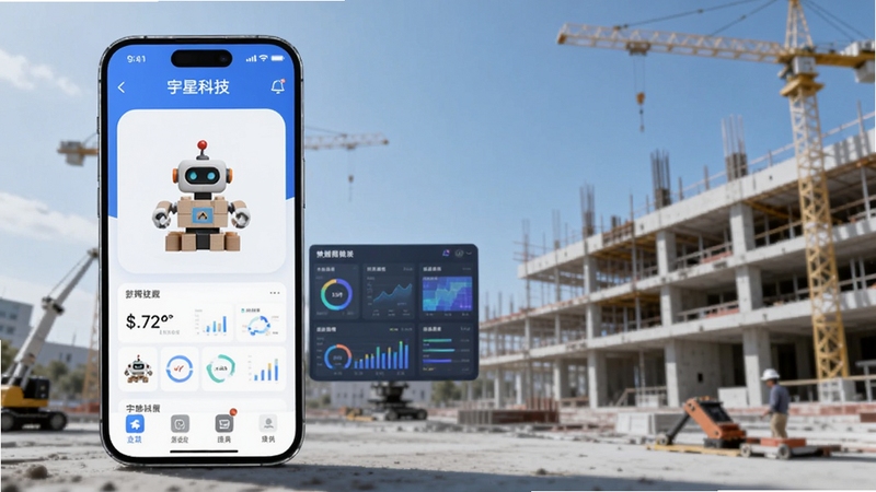 ��������ȫòչʾ����������ƫ�����һ�������ֻ�����Ļ����ʾ���ǿƼ�APP�����棬�������н�����ľ������ͼ�������ݿ��壬����Ϊ�ִ��������������죬����ɫ�������Ƽ��У�����Booguģ������