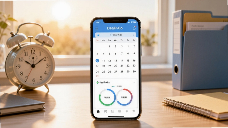 DealinGo�������������׷�ٽ��棬�ֻ����ڻ�������ƫ�£���Ļ��ʾ������ͼ�����Բ��������Ϊ�峿�����������������������������д����������ļ���Ԫ�أ�ͻ��ʱ���������