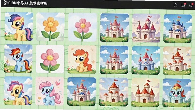 CIBNС��AI�����زĿ���棬��������Ϊ�������еĿ�ͨ�滭ģ������ͼ������С�������䡢�Ǳ���Ԫ�أ���������Ϊ����ɫ���񲼾֣�������¿ɰ�