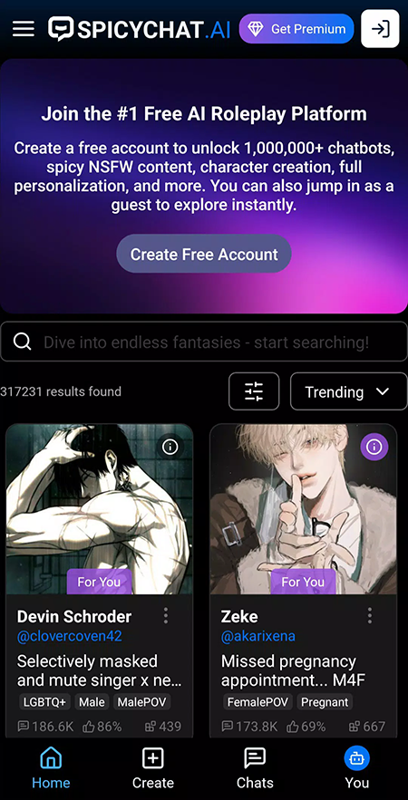 SpicyChat AI���������ٷ����°�����