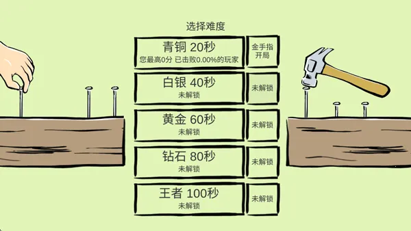 敲钉子(休闲点击游戏) 敲钉子(休闲点击游戏)
