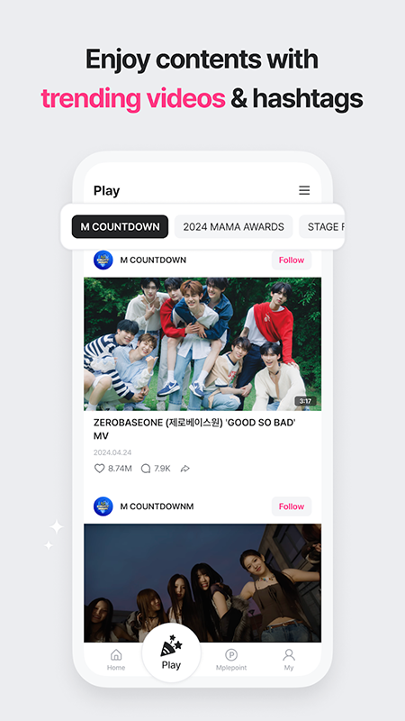 Mnet Plus���عٷ����°汾