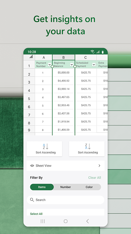 Microsoft Excel�ֻ���ٷ�������