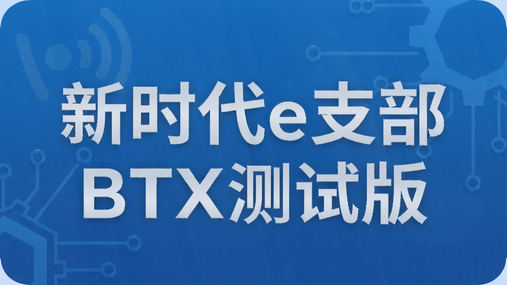 ��ʱ��e֧��BTX���԰�