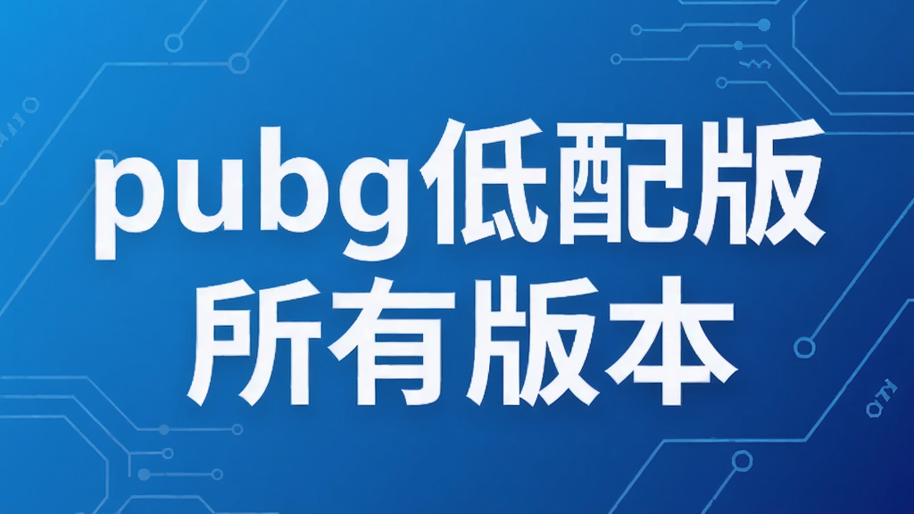 pubg��������а汾