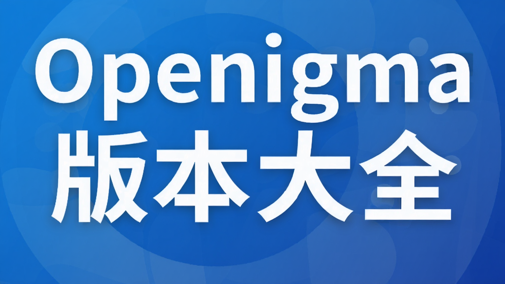 Openigma版本大全