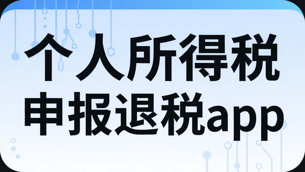 ��������˰�걨��˰app