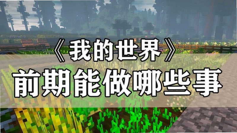 我的世界电脑版新手攻略
