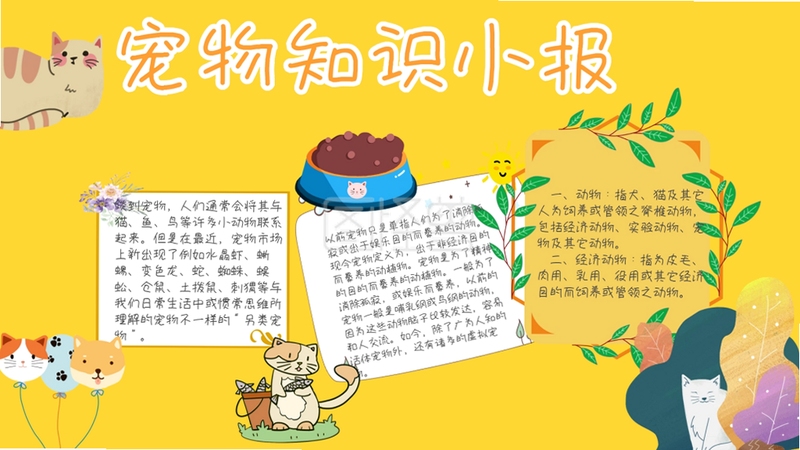 关键词必须包含 宠物怪兽,文字可概括整篇文章全部内容,用于搜索配图