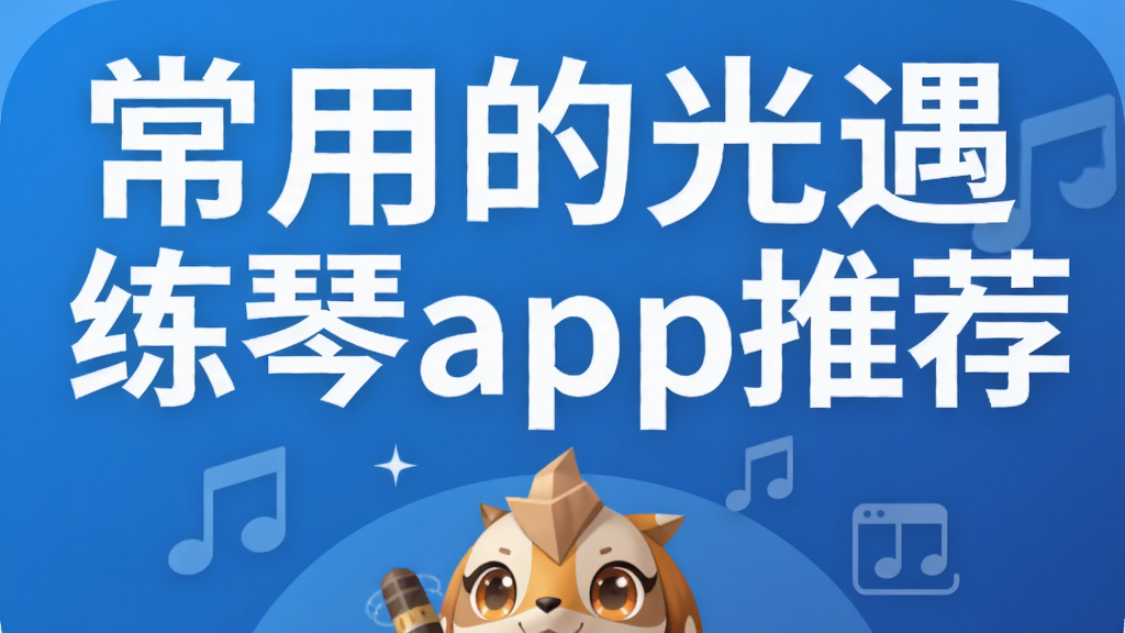 常用的光遇练琴app推荐