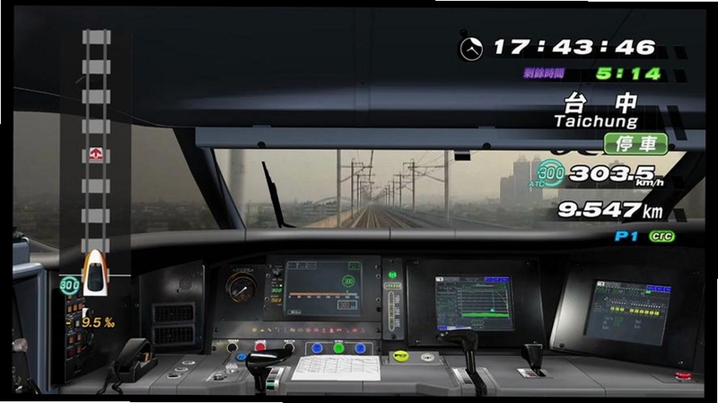 模拟火车12硬盘版新手操作界面截图,包含驾驶室仪表和信号灯,关键词为模拟火车12硬盘版