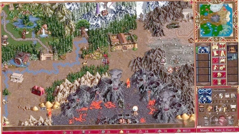 魔法门之英雄无敌III死亡阴影中文版 新手入门 地图探索 英雄移动