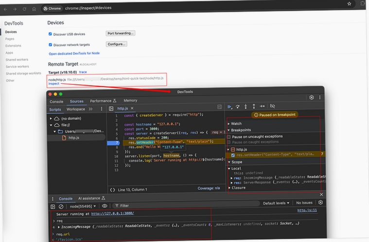 VS Code 调试和Git面板功能展示,关键词必须包含 代码调试