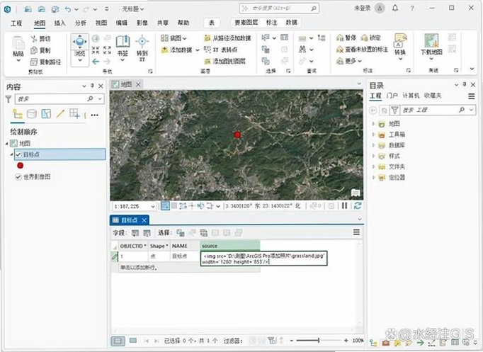 ArcGIS Pro 3.5.4中文版界面显示多窗口地图编辑与图层管理面板,关键词必须包含 {ArcGIS Pro 3.5.4中文解锁版}