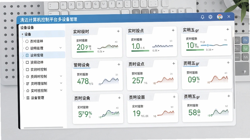 �����������ƽ̨���豸�������棬����豸�б������������Ҳ���ʾ���豸ʵʱ״̬��Ƭ������Ϊǳ��ɫ����̨�����������ˬֱ�ۣ�����Booguģ�����ɡ�